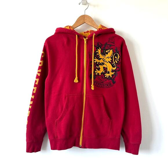 Harry Potter Gryffindor Zip Up Hoodie Size XS - Picture 2 of 10